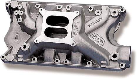 Weiand dual-plane intake on engine