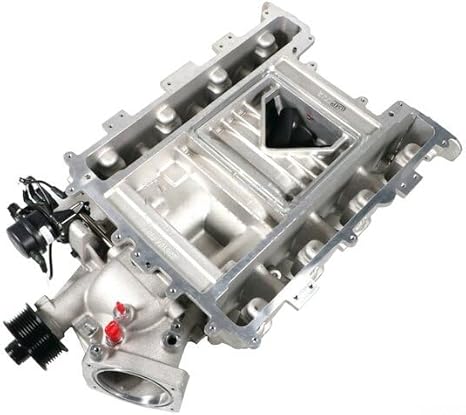 Weiand supercharger installed on hot rod